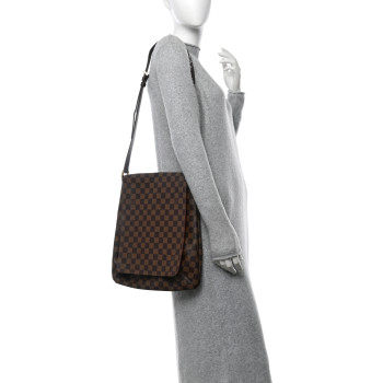 LOUIS VUITTON Damier Ebene Musette GM
