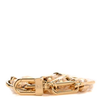 LOUIS VUITTON LV X TM Metal Pochette Accessories Chain Strap Gold