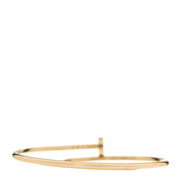 CARTIER 18K Yellow Gold Small Juste Un Clou Bracelet 16