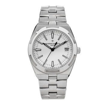 VACHERON CONSTANTIN Stainless Steel 41mm Overseas Automatic Watch Silver 4500V/110A-B126