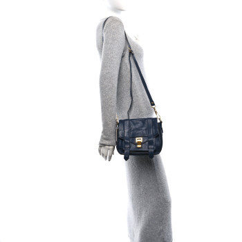 PROENZA SCHOULER Lambskin PS1 Mini Crossbody Bag Midnight