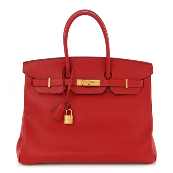 HERMES Togo Birkin 35  Bougainvillea