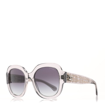 CHANEL Transparent Acetate Pantos Sunglasses 5433 Grey