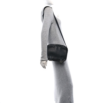 LOEWE Soft Grained Calfskin XS Military Messenger Bag Black LOEWE Soft Grained Calfskin XS Military Messenger Bag Black