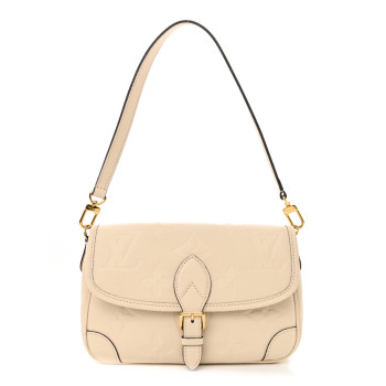 LOUIS VUITTON Empreinte Monogram Giant Diane Cream