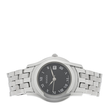GUCCI Stainless Steel 27mm 5500L Quartz Watch Black