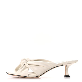JIMMY CHOO Nappa Avenue 50 Mules 37 Latte