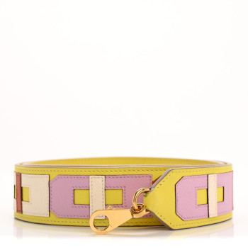 HERMES Epsom Swift Cuible Shoulder Strap Sanguine Lime Mauve Sylvestre Nata