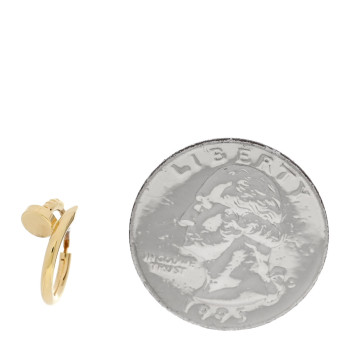 CARTIER 18K Yellow Gold Juste Un Clou Single Hoop Earring