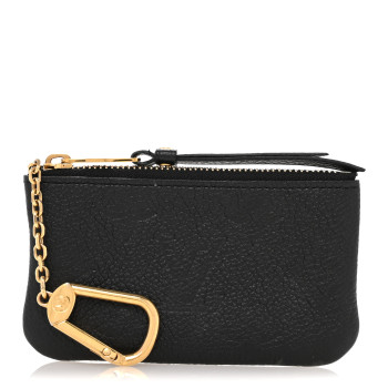 LOUIS VUITTON Empreinte Monogram Giant Key Pouch Black