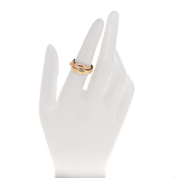 CARTIER 18K Pink Yellow White Gold Classic Les Must De Cartier Trinity Ring 51 5.75