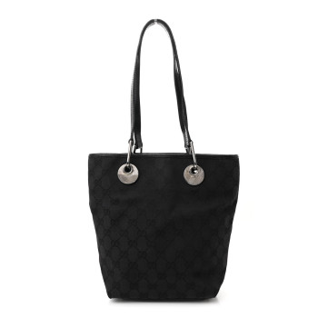 GUCCI Monogram Small Eclipse Tote Black