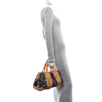 LOUIS VUITTON Monogram Multicolor Courtney MM Black