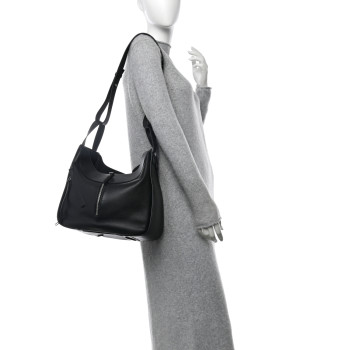 LOEWE Calfskin Medium Hammock Shoulder Bag Black