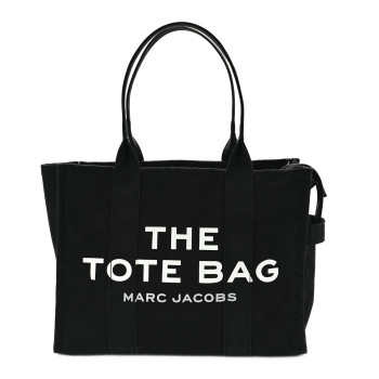 MARC JACOBS Cotton Canvas Large The Tote Bag Black