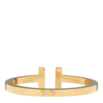TIFFANY 18K Yellow Gold T Square Bracelet