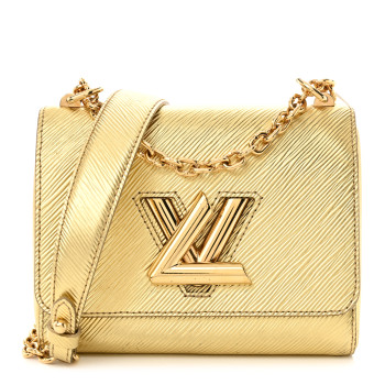 LOUIS VUITTON Epi Twist Shoulder Bag PM Gold LOUIS VUITTON Epi Twist Shoulder Bag PM Gold