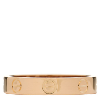 CARTIER 18K Pink Gold 3.5mm LOVE Wedding Band Ring 54 7