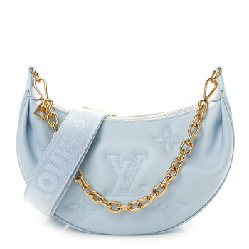 LOUIS VUITTON Calfskin Bubblegram Over The Moon Ice Blue LOUIS VUITTON Calfskin Bubblegram Over The Moon Ice Blue