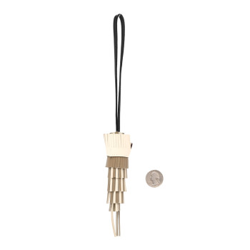HERMES Milo Lambskin Epsom Chouette Bag Charm Beige Marfa Craie Black Nata White
