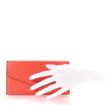 LOUIS VUITTON Epi Josephine Wallet Corail