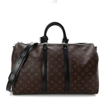 LOUIS VUITTON Monogram Macassar Keepall Bandouliere 45