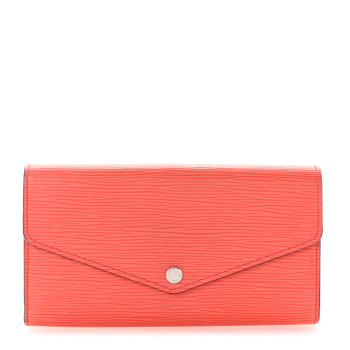 LOUIS VUITTON Epi Josephine Wallet Corail