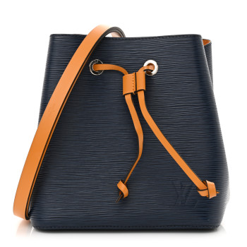 LOUIS VUITTON Epi Neonoe BB Indigo Safran
