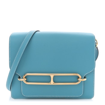 HERMES Evercolor Sac Roulis 23 Bleu Du Nord