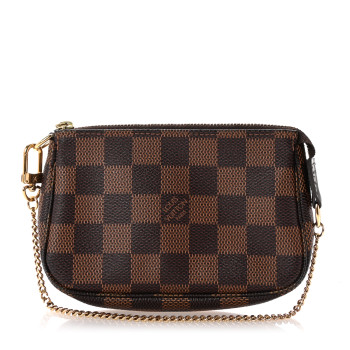 LOUIS VUITTON Damier Ebene Mini Pochette Accessories