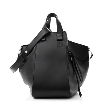 LOEWE Calfskin Medium Hammock Shoulder Bag Black