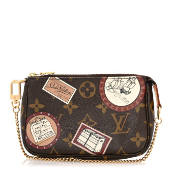 LOUIS VUITTON Monogram Patch Mini Pochette Accessories