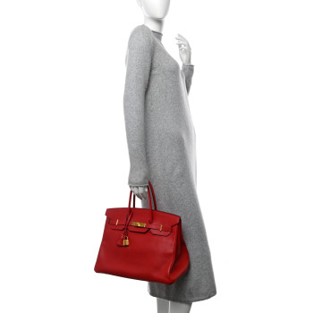 HERMES Togo Birkin 35  Bougainvillea