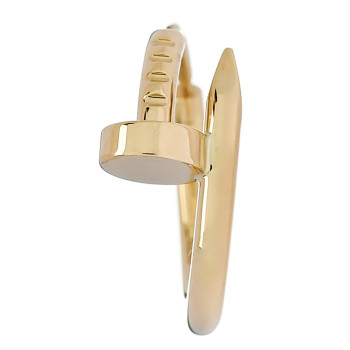 CARTIER 18K Yellow Gold Juste Un Clou Single Hoop Earring