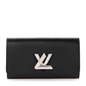 LOUIS VUITTON Epi Twist Wallet Black