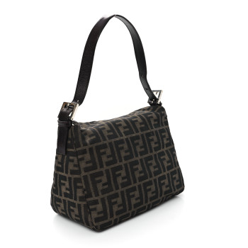 FENDI Zucca Shoulder Bag Tobacco