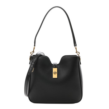 CELINE Smooth Calfskin Small Camille 16 Soft Bag Black