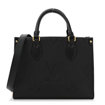 LOUIS VUITTON Empreinte Monogram Giant Onthego PM Black