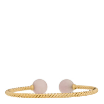 DAVID YURMAN 18K Yellow Gold Kunzite 12.5mm Solari Bead Bracelet