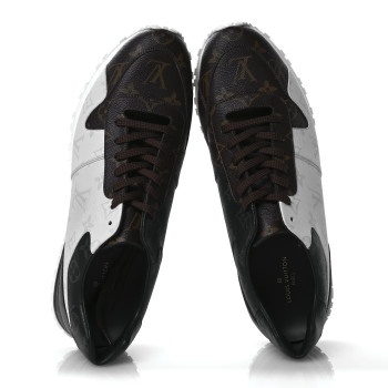 LOUIS VUITTON Monogram Mix Mens Run Away Sneakers 10 Ebene