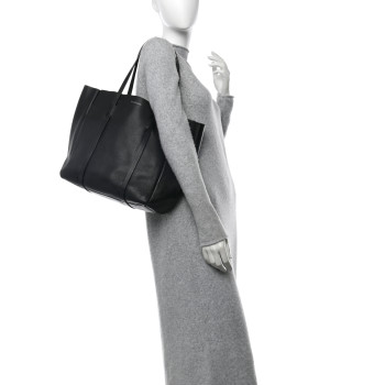 BALENCIAGA Calfskin Small Everyday Tote Black