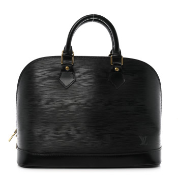LOUIS VUITTON Epi Alma PM  Black