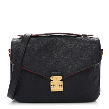 LOUIS VUITTON Empreinte Pochette Metis Marine Rouge