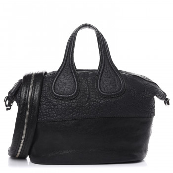 GIVENCHY Sheepskin Calfskin Small Nightingale Black