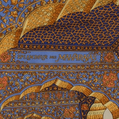 HERMES Silk Splendeur Des Maharajas Scarf 90 73711