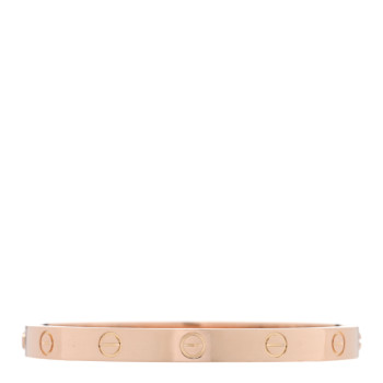 CARTIER 18K Pink Gold LOVE Bracelet 17