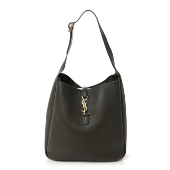 SAINT LAURENT Smooth Calfskin Large Le 5 A 7 Soft Hobo Light Musk