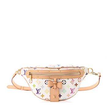 LOUIS VUITTON LV X TM Monogram Multicolor High Rise Bumbag White