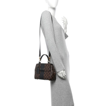 LOUIS VUITTON Damier Ebene Bond Street BB Black