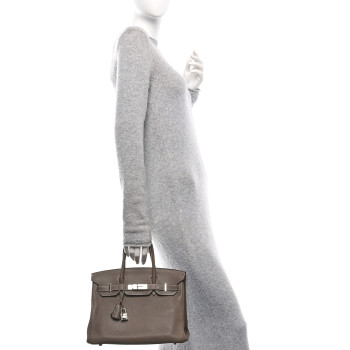 HERMES Togo Birkin 30 Etoupe